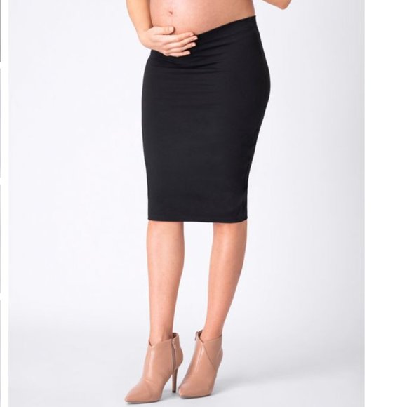 Seraphine Dresses & Skirts - Seraphine  Black Bodycon Maternity Skirt